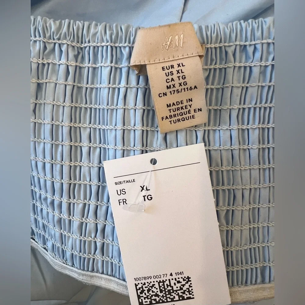 H&M Light Blue Maxi Dress with Ruffle Sleeves - Picture 6 of 6